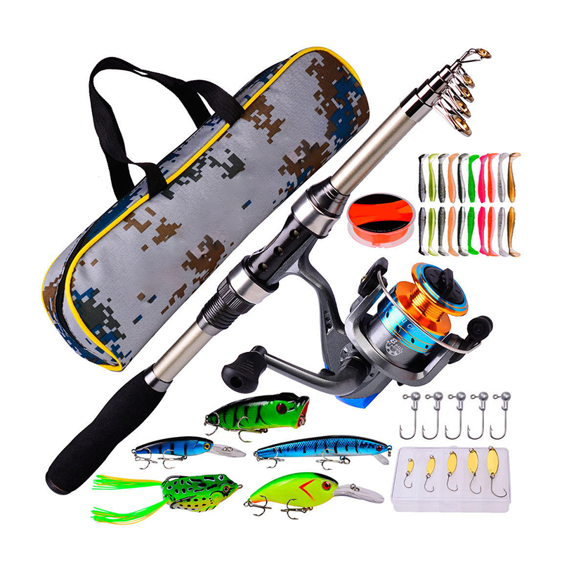 Fishing Rod Telescopic - Fishing Rod and Reel Combo Carbon
